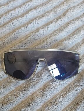 Quay Nightfall Shield Sunglasses.